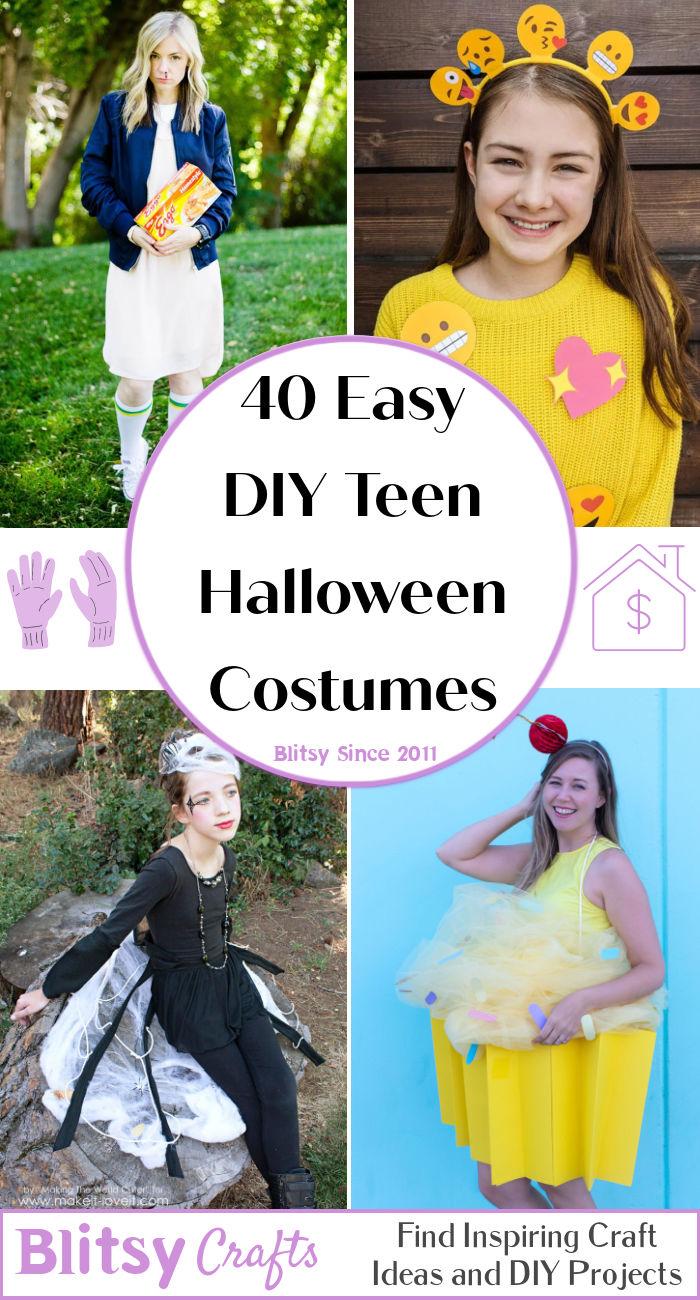 last minute halloween costumes for teenage girls