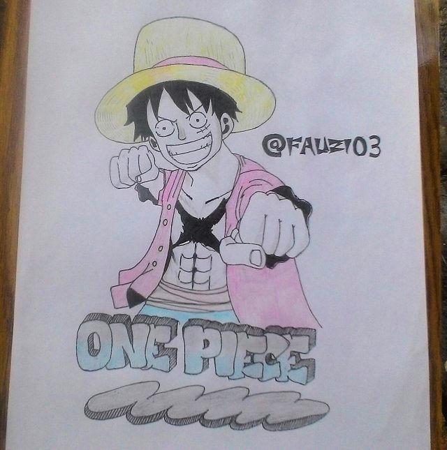 Angry Luffy Drawing