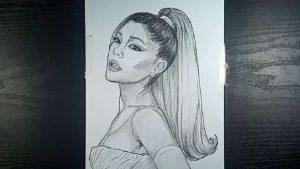 20 Ariana Grande Drawing Ideas - How to Draw Ariana Grande