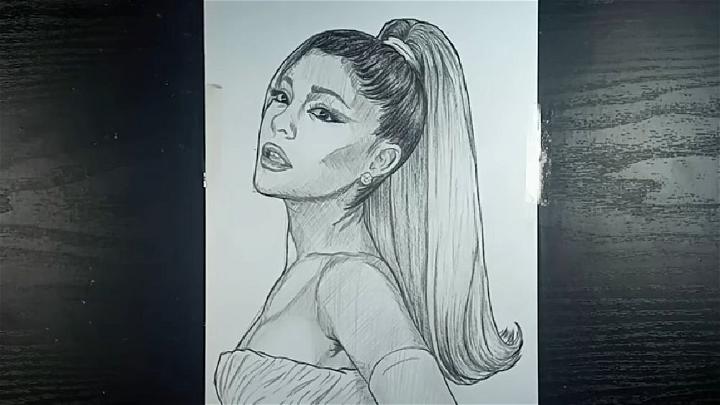 Ariana Grande Drawing for Beginners