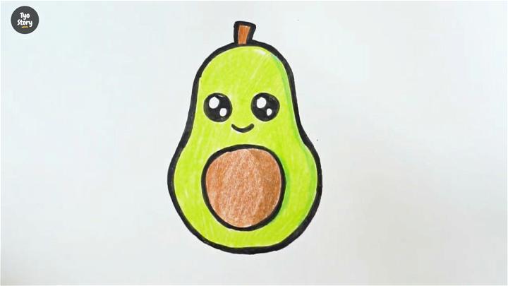 Avocado Pictures to Draw