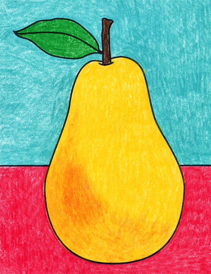 Beautiful Pear Drawing