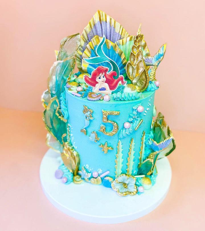 Disney Princess The Little Mermaid Make A Splash Edible Cake Topper Image -  Walmart.com