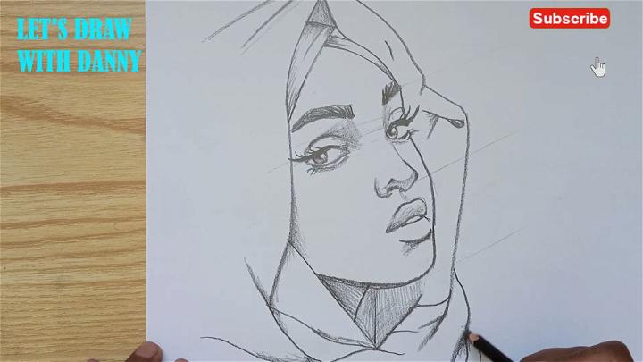 Black Woman Drawing