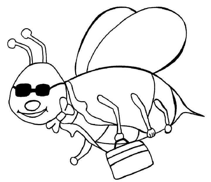Bumble Bees Coloring Pages and Printables