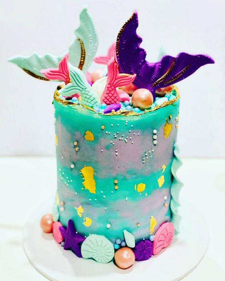 Buttercream Mermaid Cake