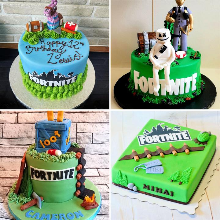 Cool Fortnite Cake Decorating Ideas