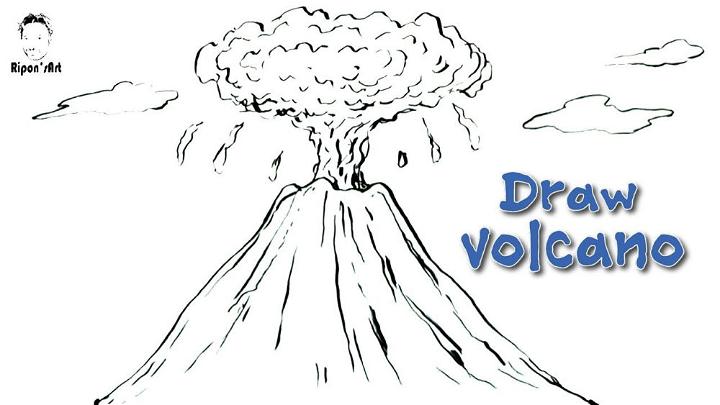 Create a Volcano Drawing