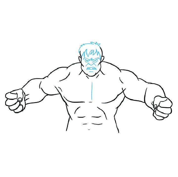Create a Wonderful Hulk Drawing