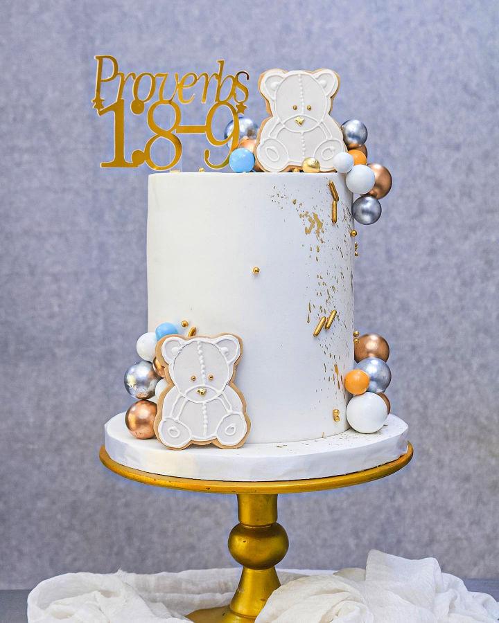 Creative Baby Shower Cake Design