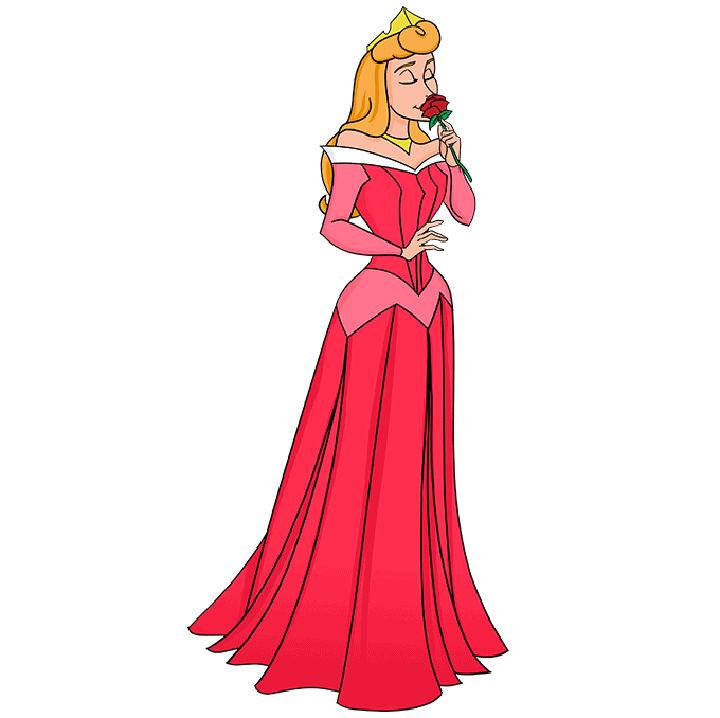 Draw Aurora from Sleeping Beauty