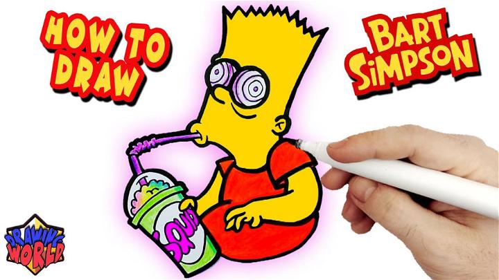 Draw Bart Simpson Squishy