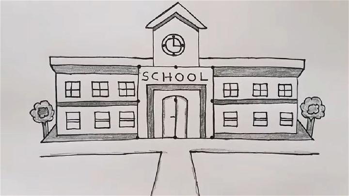 8176 School Building Sketch Images Stock Photos  Vectors  Shutterstock