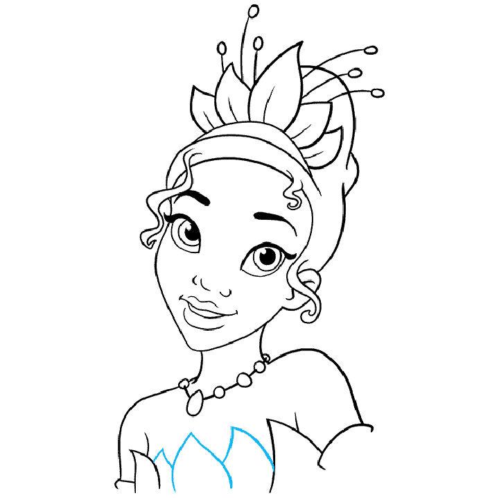 Draw Tiana From the Princess and the Frog