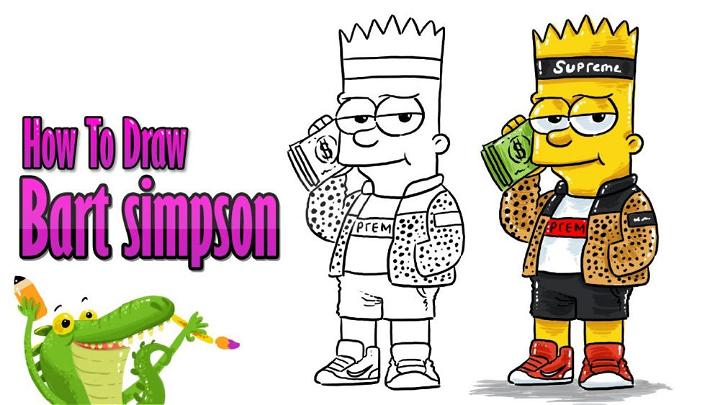 Draw Your Own Bart Simpson