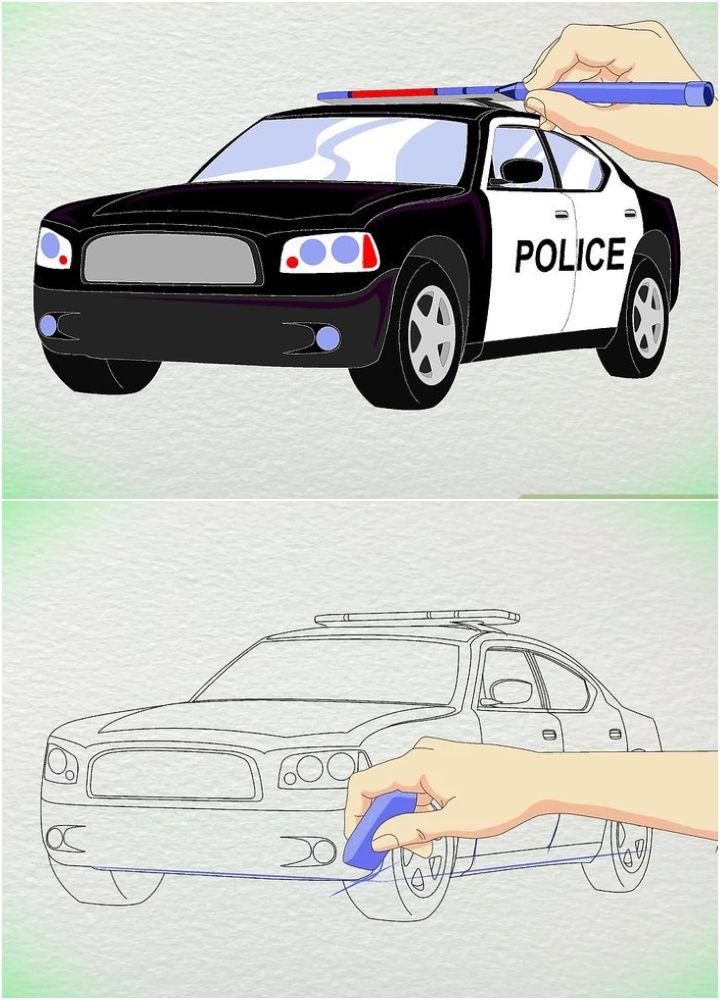 Draw Your Own Police Car