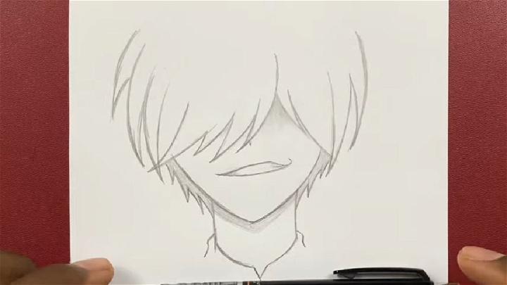 Draw a Boy with Evil Smile