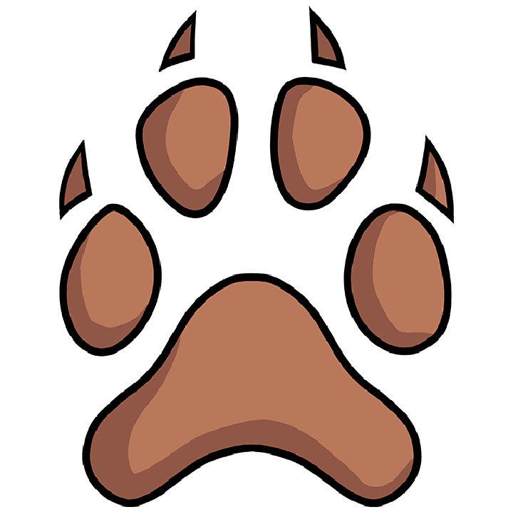 Draw a Dog Paw Print