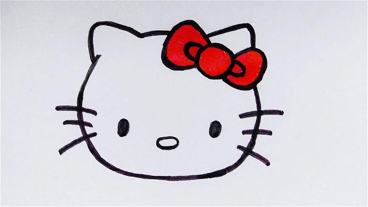 Draw a Hello Kitty Face