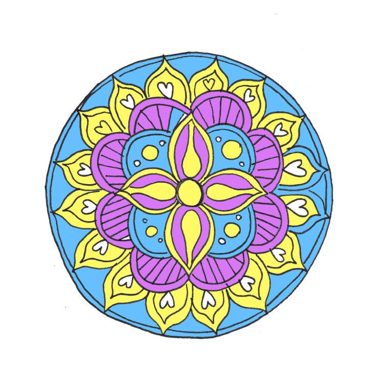 Draw a Mandala Freehand Using Step by Step