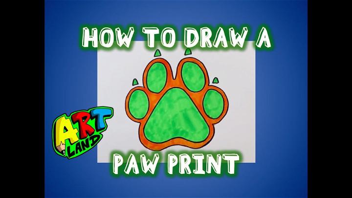 Draw a Paw Print