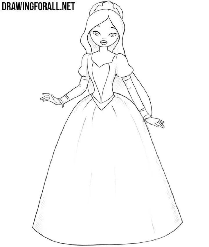25 Easy Princess Drawing Ideas How to Draw a Princess