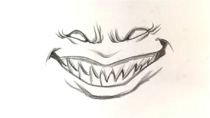 Draw a Scary Smile