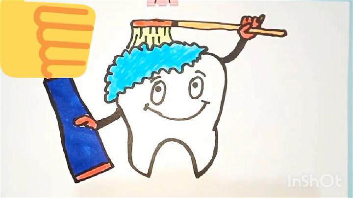 Drawing Tooth for Kids