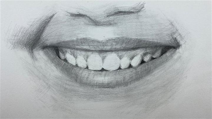 Drawing a Smiling Girl with Graphite Pencils