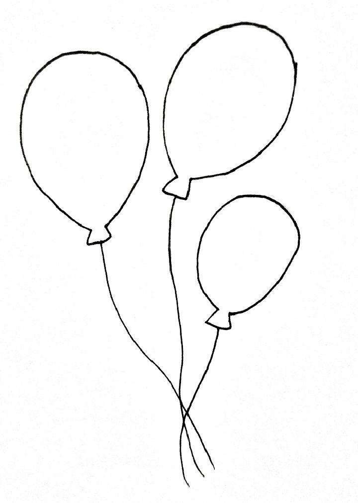 Drawing of Balloons