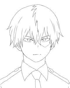 25 Easy Todoroki Drawing Ideas - How to Draw Todoroki