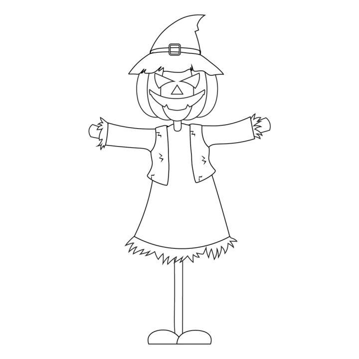 Drawing of a Scarecrow