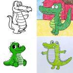 25 Easy Alligator Drawing Ideas - Draw an Alligator