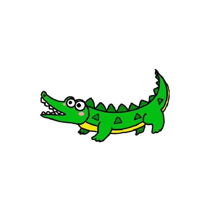 Easy Alligator Drawing