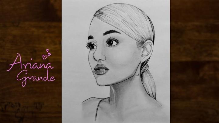 Easy Ariana Grande Picture to Draw
