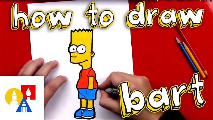 Easy Bart Simpson Drawing for Kids