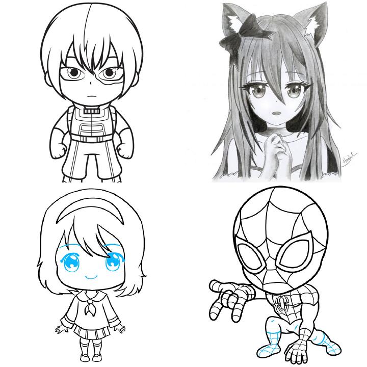 Chibi Drawing  How To Draw A Chibi Step By Step