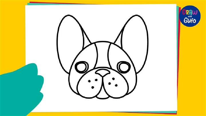 Easy French Bulldog Drawing