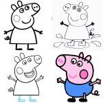 25 Easy Peppa Pig Drawing Ideas - Draw Peppa Pig
