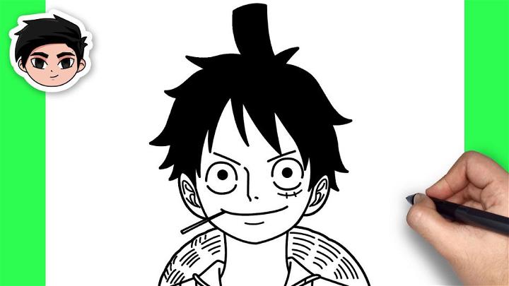 Monkey D Luffy easy drawing  Sketsa anime Sketsa Luffy