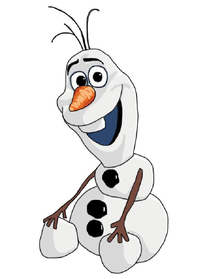 Easy Way to Draw Olaf