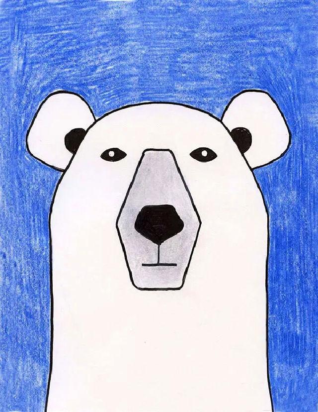 Easy Way to Draw a Polar Bear