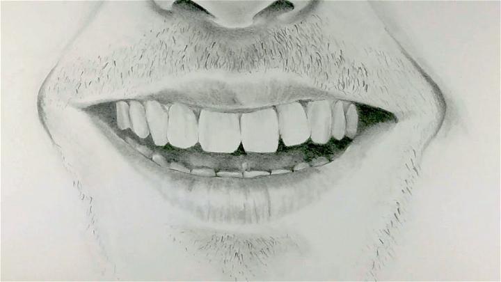 Easy Way to Draw a Smiling Mouth