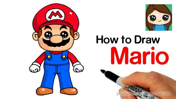 Easy Way to Draw a Super Mario