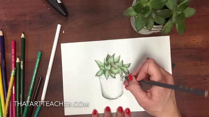 Easy to Draw Succulent
