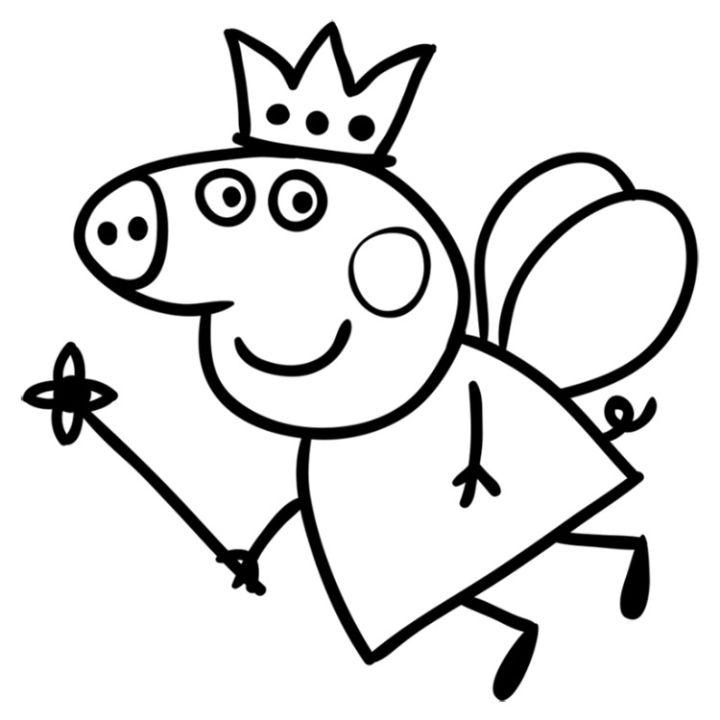 Fairy Peppa Pig Drawing