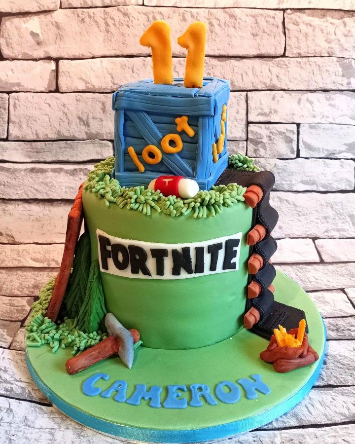 Fortnite Cake Decorating