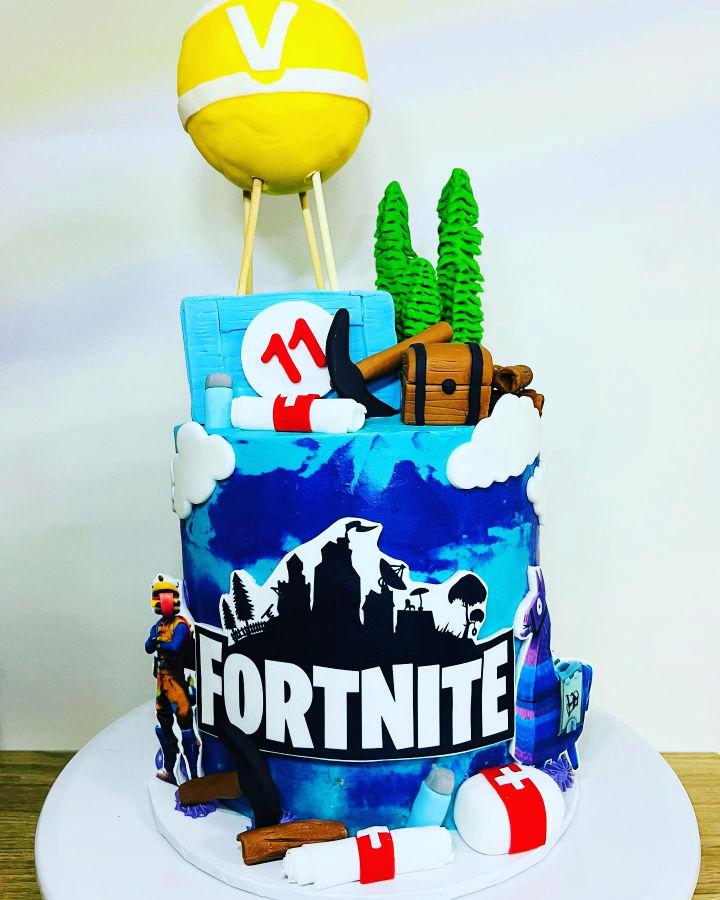Fortnite Cake For Boys