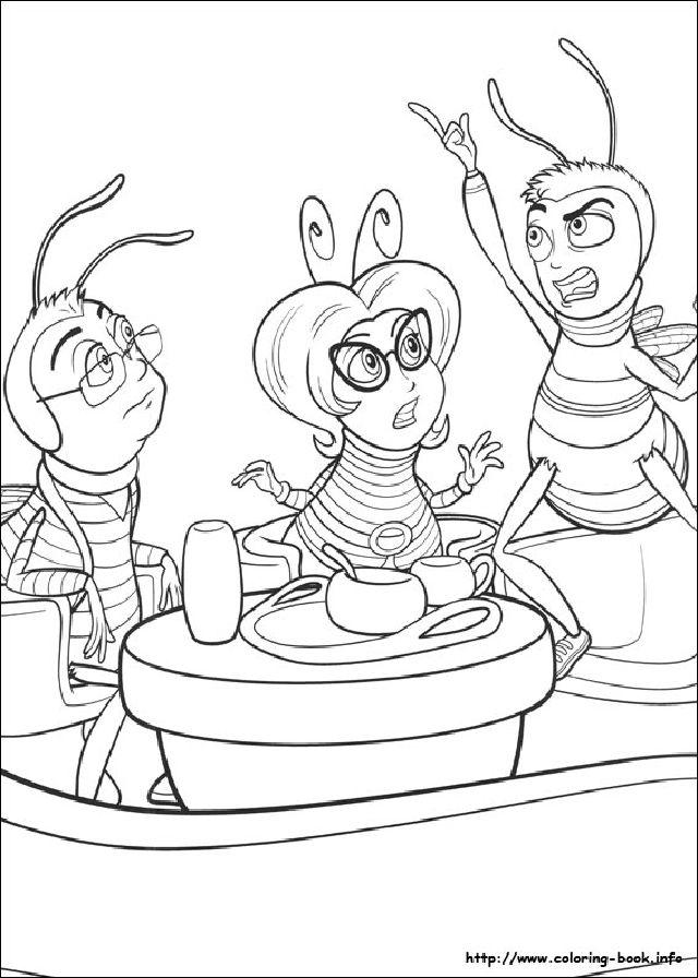 Free Bee Movie Coloring Pages
