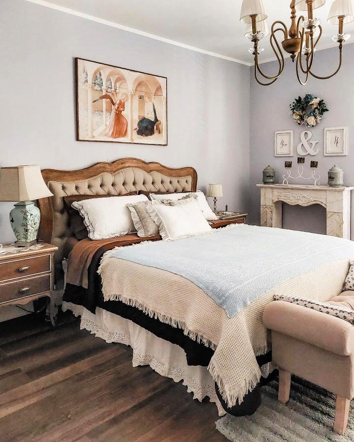 French Cottage Style Bedroom